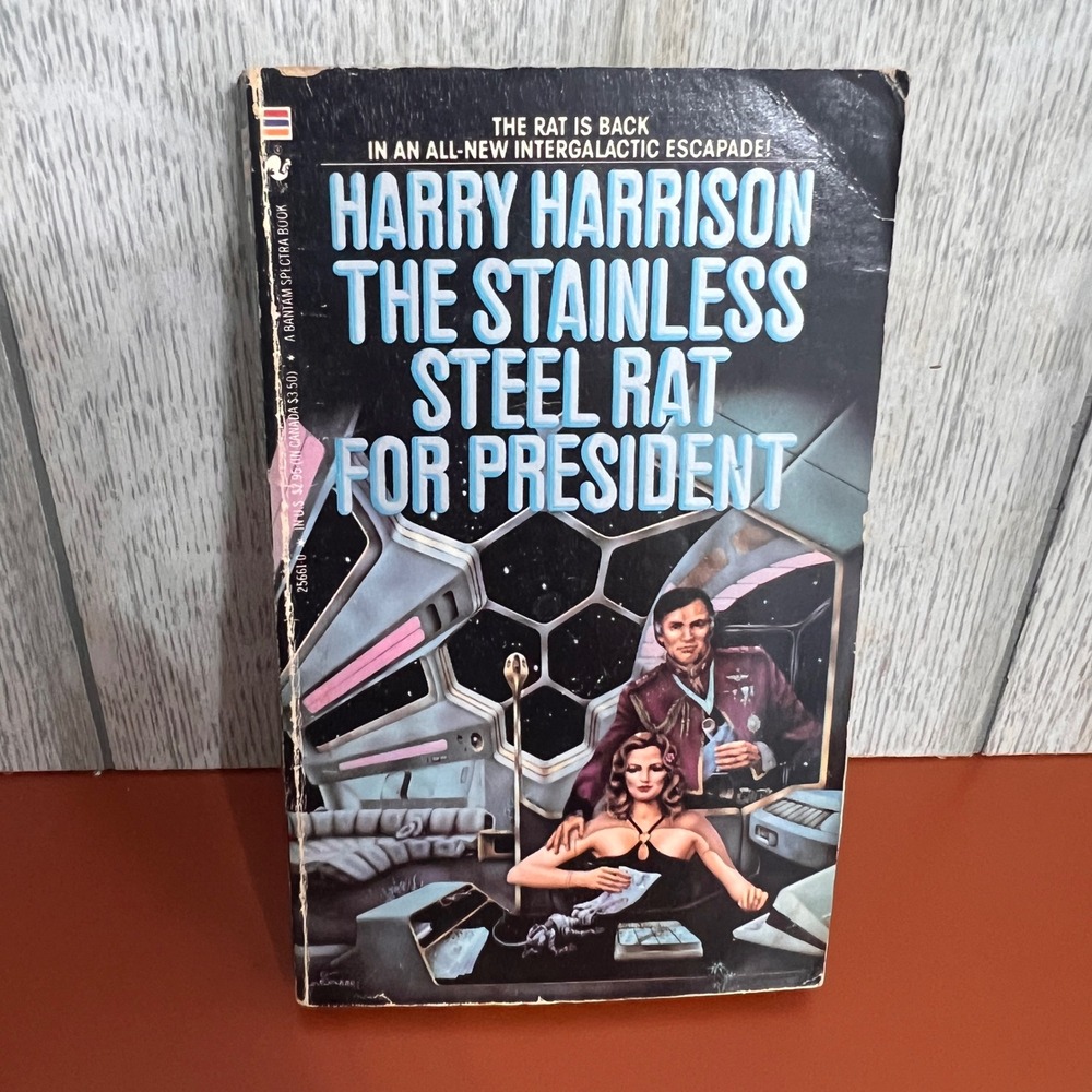 The Stainless Steel Rat For President Harry Harrison 1982 Sci-Fi Paperback Book